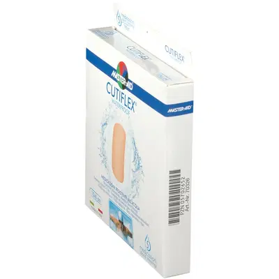 MEDICAZIONE AUTOADESIVA TRASPARENTE IMPERMEABILE MASTER-AID CUTIFLEXMED 10X6 CM 5 PEZZI MEDICAZIONE AUTOADESIVA TRASPARENTE IMPERMEABILE MASTER-AID CUTIFLEXMED 10X6 CM 5 PEZZI