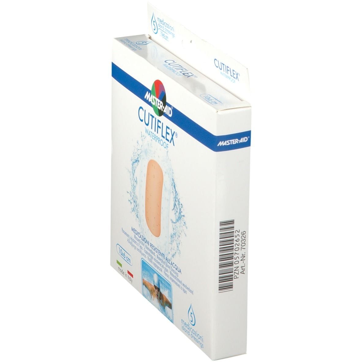 Medicazione impermeabile Master-Aid Cutiflexmed 10x6 cm, 5 pezzi