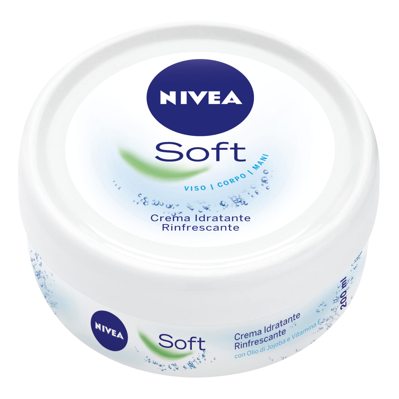 Crema idratante Nivea Soft per viso e corpo 200ml