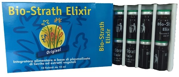 Integratore BIO Strath Elixir alle erbe, 10 fiale da 10ml