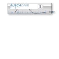 CATETERE VESCICALE MASCHILE RUSCH FLOCATH INTROGEL 1 VIA CON SACCA INTEGRATA PER CATETERISMO AD INTERMITTENZA CON AUTOLUBRIFICANTE E PUNTA CILINDRICA IN NELATON DIAMETRO CH14 LUNGH