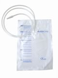 SACCA DI DRENAGGIO LETTO PER INCONTINENZA 2000ML IN PVC CON TUBO DI RACCORDO 130CM DIAMETRO 5X7MM MONOUSO 200 PEZZI