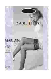Calza autoreggente Solidea Marilyn 70 Sheer sabbia, taglia 4