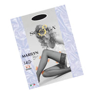 MARILYN 140 SHEER CALZA AUTOREGGENTE BLU SCURO 4