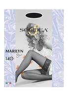 Calza autoreggente Solidea Marilyn 140 Sheer, compressione graduata
