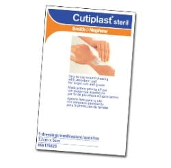Medicazione adesiva Cutiplast Steril 10x8cm, 5 pezzi