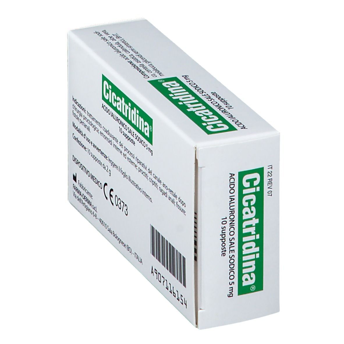 CICATRIDINA SUPPOSTE 10 PEZZI