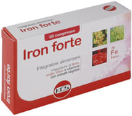 Integratore Iron Forte con ferro e acido folico, 60 compresse