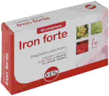 Integratore Iron Forte con ferro e acido folico, 60 compresse