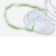 Maschera per ossigenoterapia con tubo antischiacciamento 2,10m