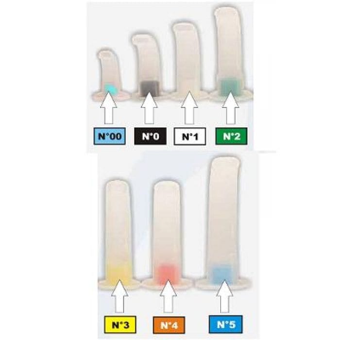 Cannula di Guedel misura 2 verde, sterile e monouso