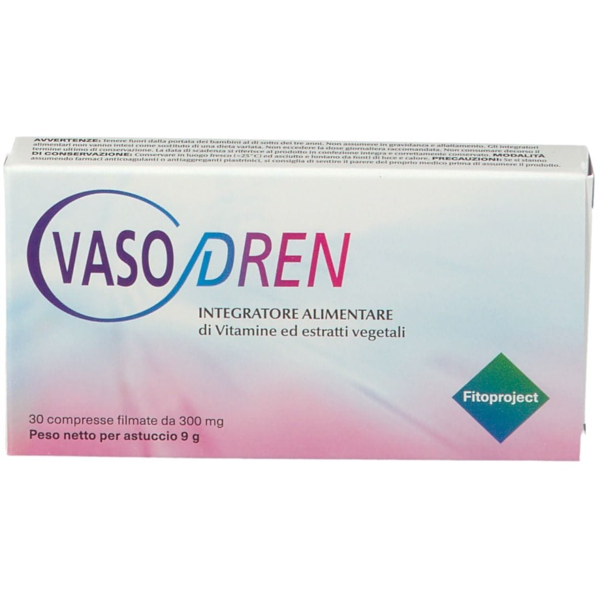 VASODREN 30 COMPRESSE FILMATE DA 300 MG