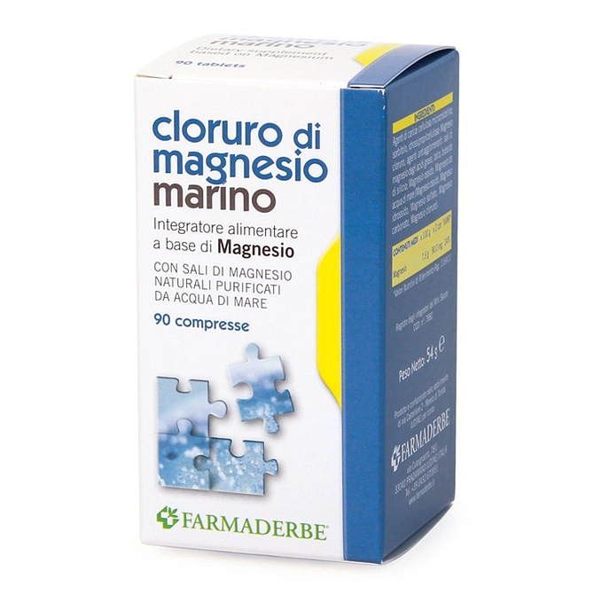 Cloruro Di Magnesio Marino 90 Compresse