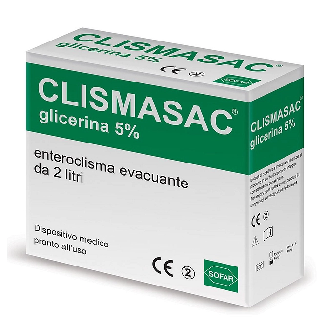 Enteroclisma Clismasac 5% 2 Litri