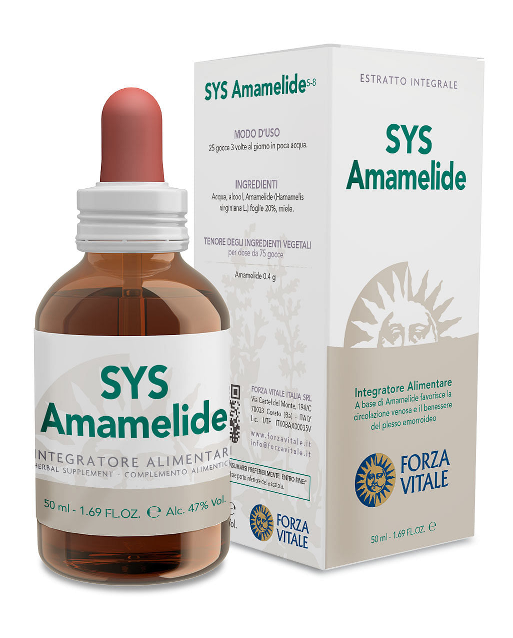 Sys Amamelide Gocce 50 Ml