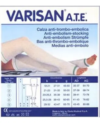 VARISAN ATE 18MMHG CALZA AUTOREGGENTE AG P I CORTO BIANCO M VARISAN ATE 18MMHG CALZA AUTOREGGENTE AG P I CORTO BIANCO M