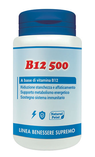 B12 500 Cianocobalamina 100 Capsule Vegetali