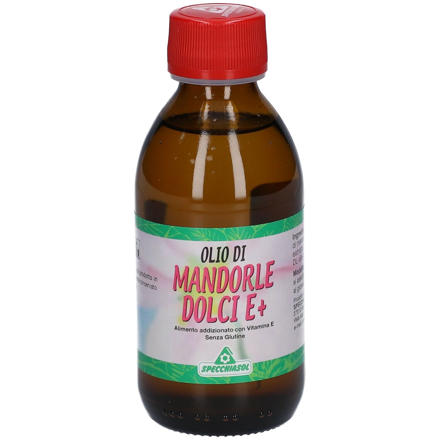 Olio di Mandorle Dolci Specchiasol E+, pressato a freddo 170ml