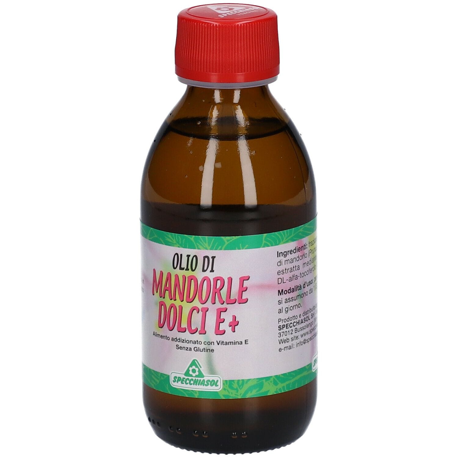 Olio di Mandorle Dolci Specchiasol E+, pressato a freddo 170ml