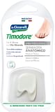 SEPARADITA ANATOMICO PER PIEDE REALIZZATO IN GEL DI SILICONE BIANCO SEMITRASPARENTE SAGOMATO IGIENEPIEDE 2 PEZZI