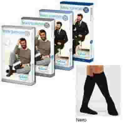 Gambaletto compressivo Man Support 15 nero, taglia 4