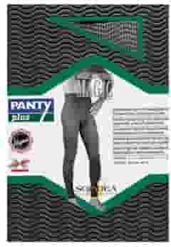 PANTY PLUS SOTTOPANTALONE NERO XXL