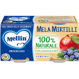 MELLIN OMOGENEIZZATO MELA MIRTILLO 100 G 2 PEZZI