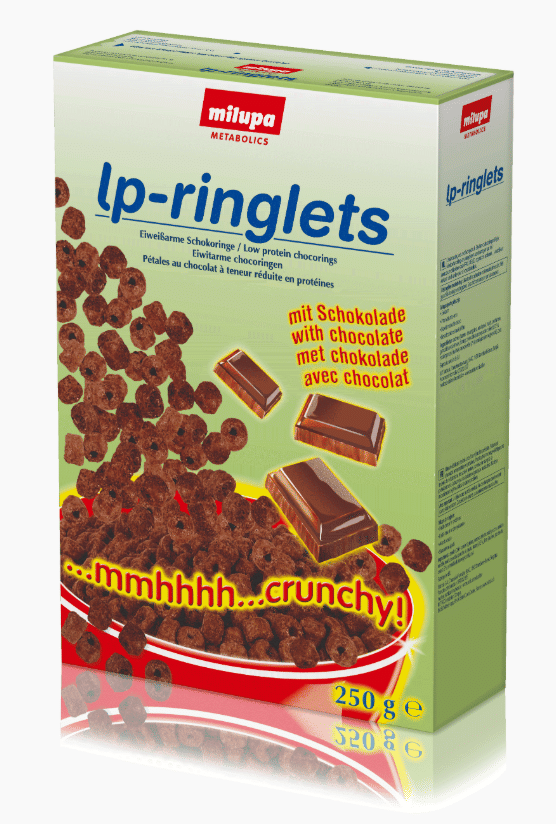 Anellini LP Ringlets al cioccolato basso contenuto proteico 250g