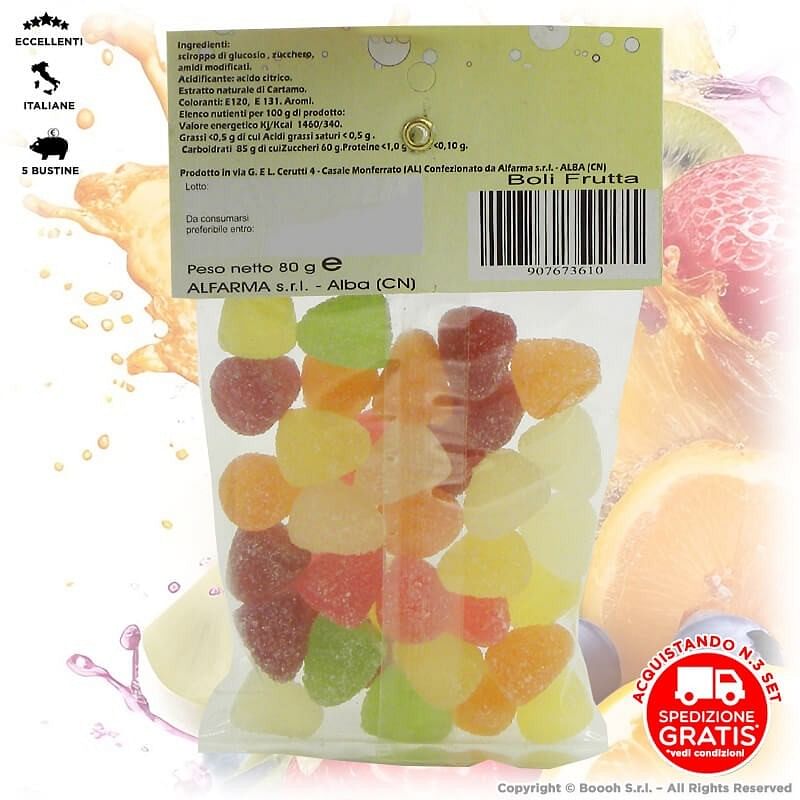 Fruit Caramelle Frutta Mista Bust80 G