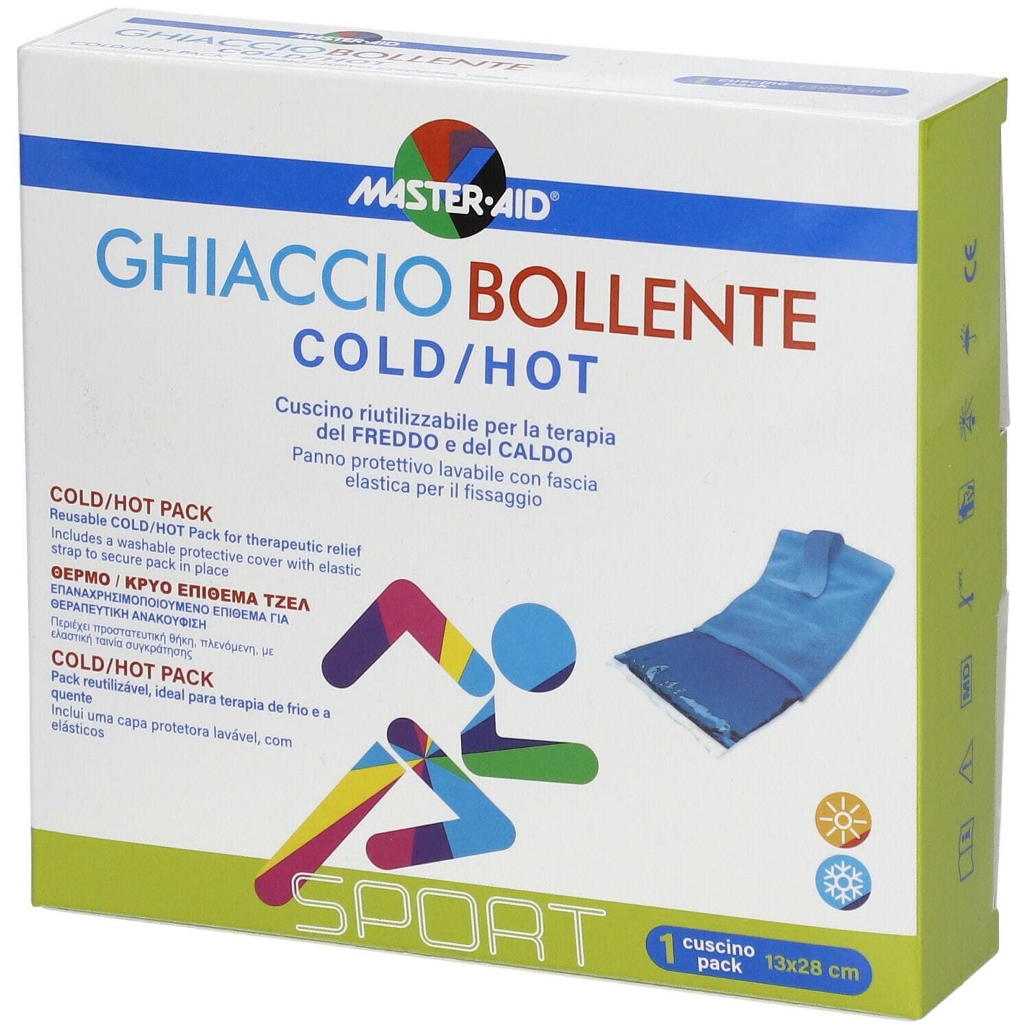 GHIACCIO BOLLENTE TERAPIA CALDO/FREDDO MASTER-AID SPORT 13X28