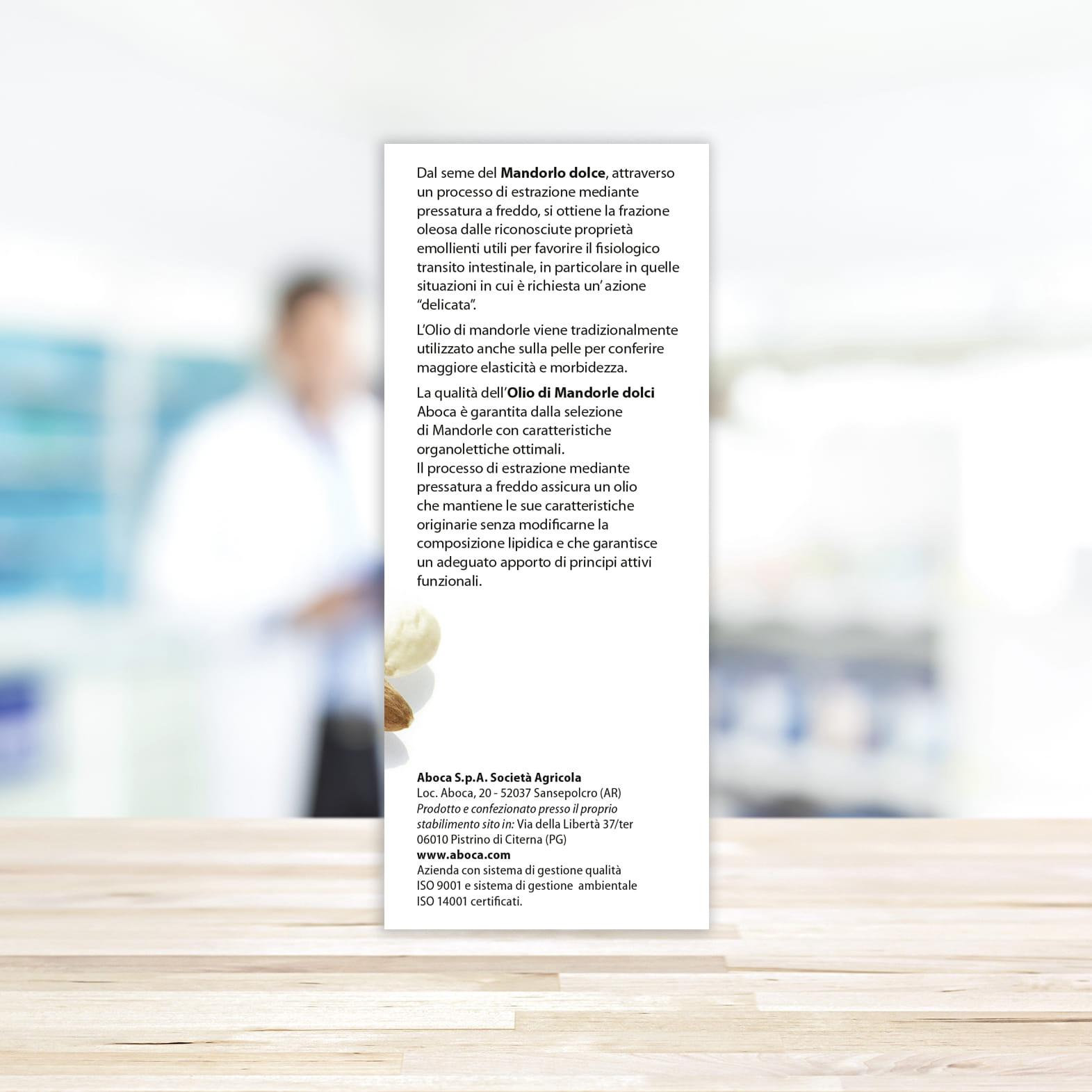 ABOCA OLIO MANDORLE DOLCI 250 ML