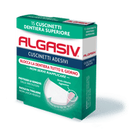Algasiv cuscinetti adesivi per protesi dentaria superiore, 15 pz