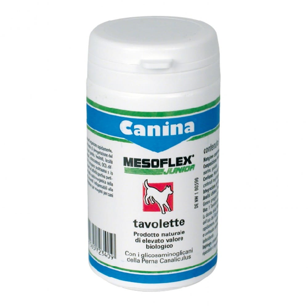 Integratore Mesoflex Junior per cuccioli di cane, 60 tavolette