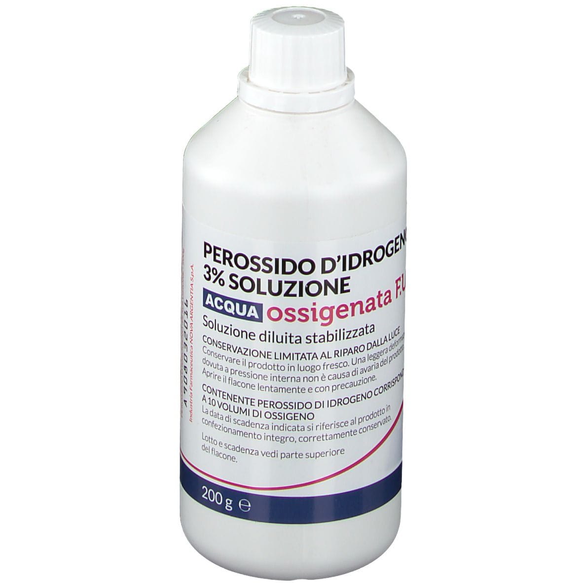 Perossido D'Idrogeno 10 Volumi Fu 200 G