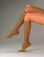 ALBERT ANDRE' ARTICOLO 432 GAMBALETTO A-D 140 DEN. MAGLIA RETE LYCRA MM HG 14-18 COLORE NERO TAGLIA 2