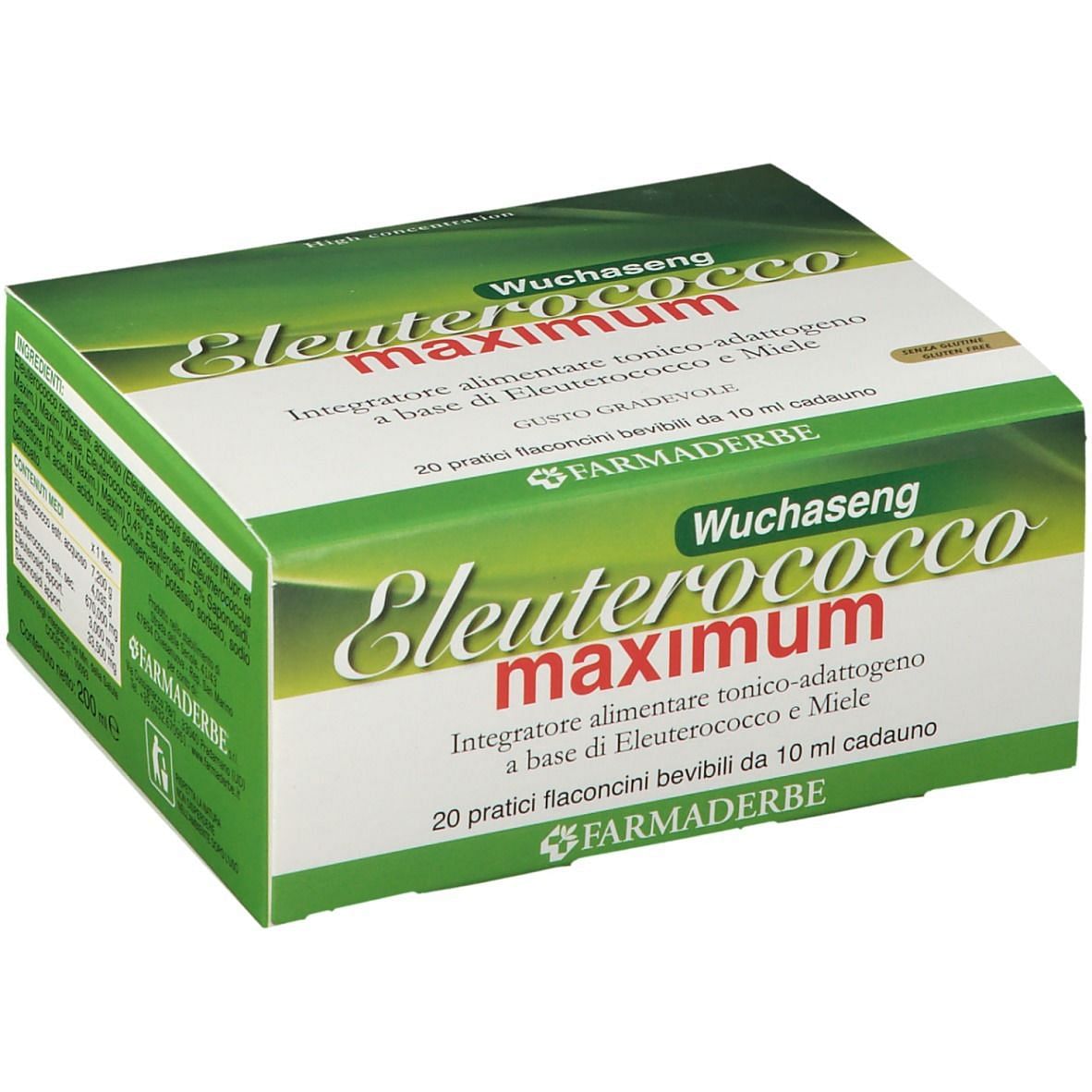 Eleuterococco 20 Flaconcini Da 10 Ml