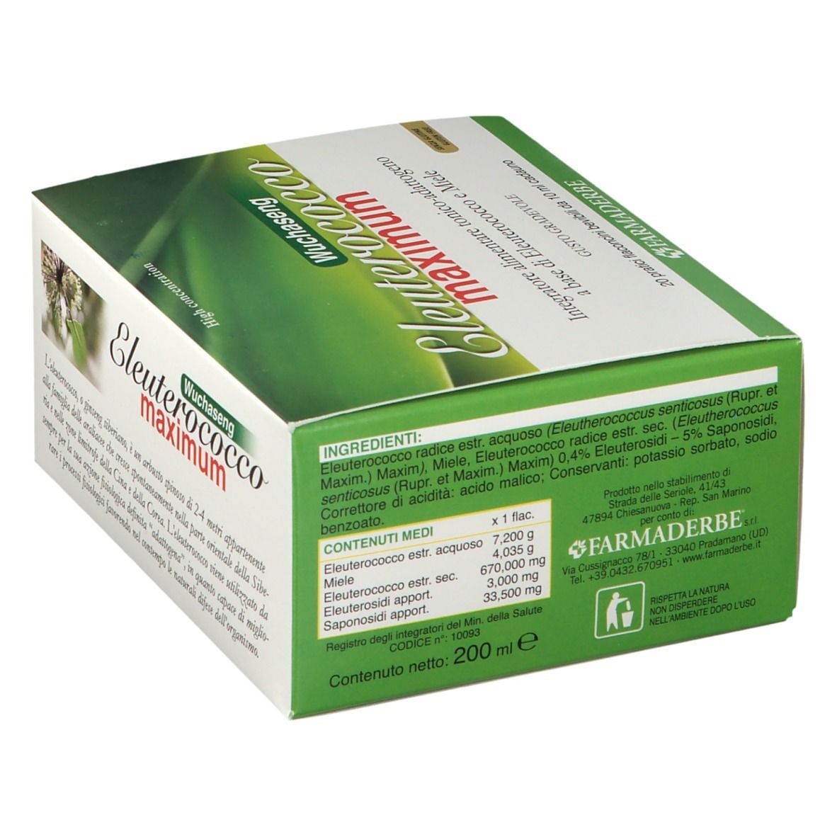 ELEUTEROCOCCO 20 STICK DA 10 ML