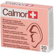 TAPPO AURICOLARE ANTISUONO IN CERA NATURALE CALMOR 20 PEZZI CODICE ARTICOLO 22043