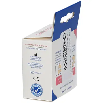 CEROTTO ADESIVO IN ROCCHETTO CEROXMED IN TESSUTO NON TESSUTO AERATO IPOALLERGENICO BIANCO 500X2,5 CM 1 PEZZO CEROTTO ADESIVO IN ROCCHETTO CEROXMED IN TESSUTO NON TESSUTO AERATO IPOALLERGENICO BIANCO 500X2,5 CM 1 PEZZO