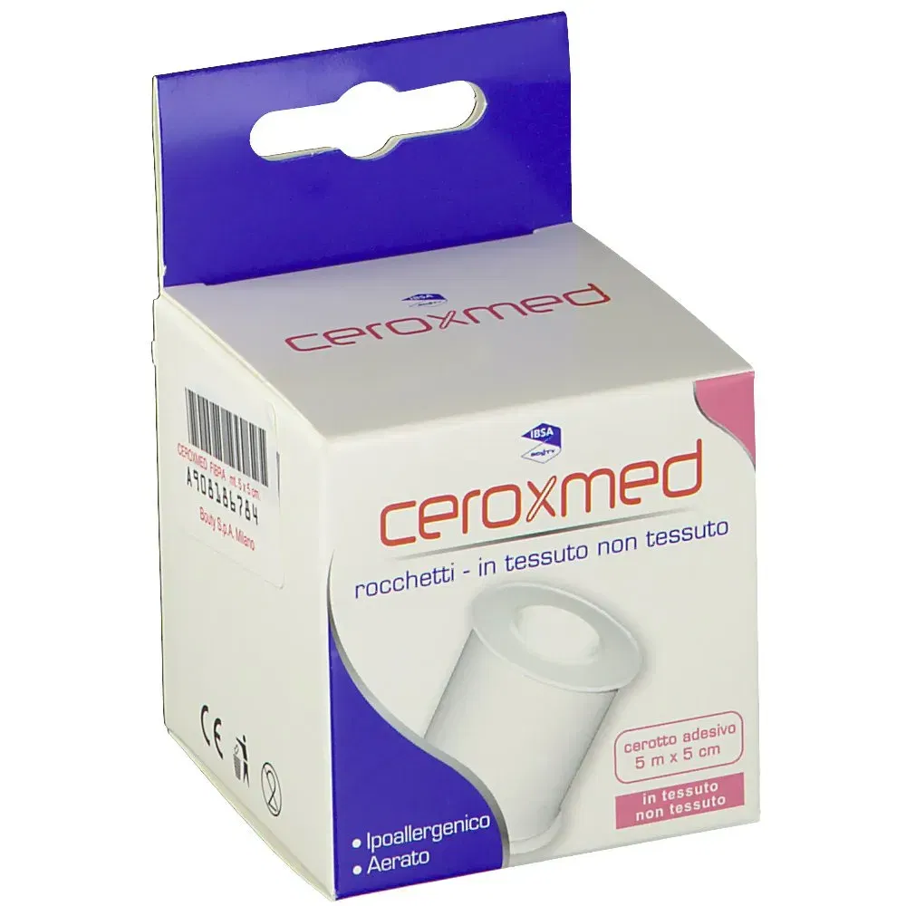 Cerotto in Tessuto Non Tessuto Ceroxmed Aerato 500x5 cm