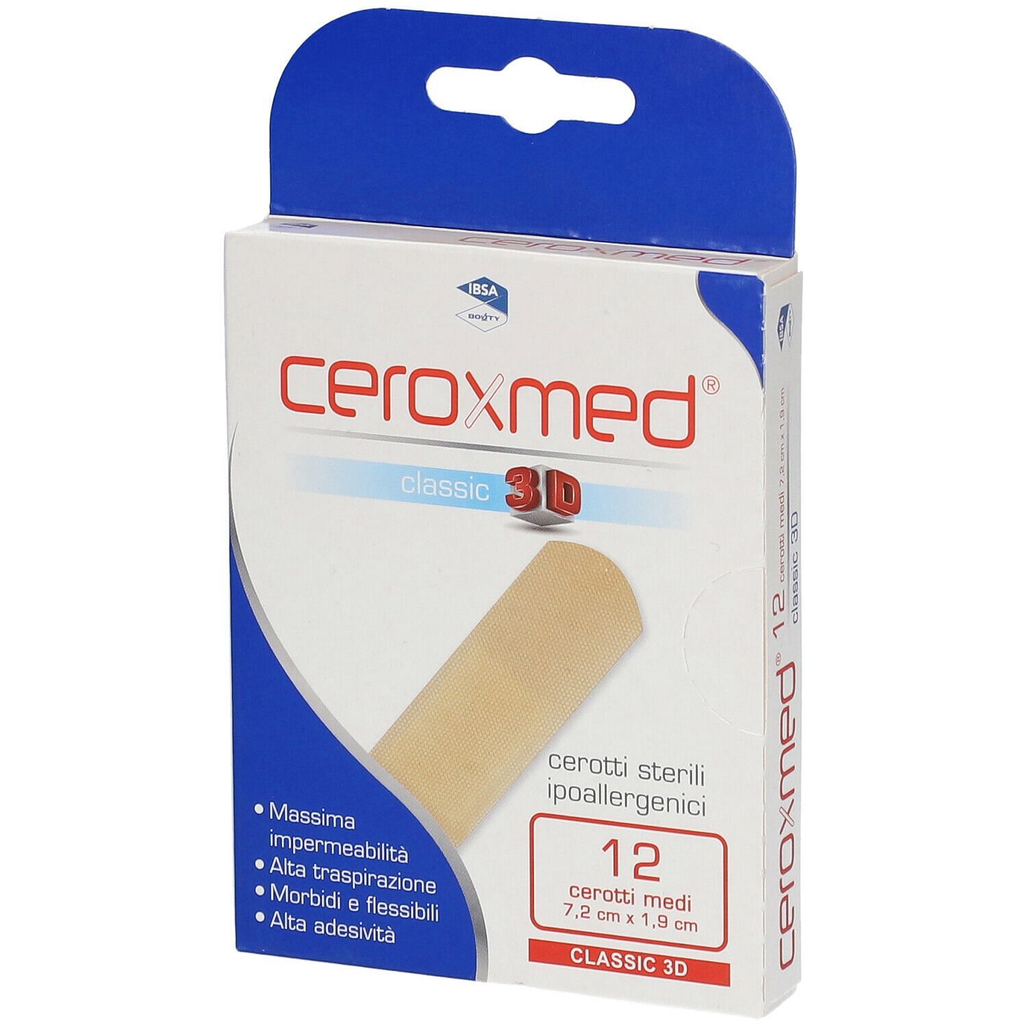 Cerotto Ceroxmed Classic 3 D Misura Medium 12 Pezzi