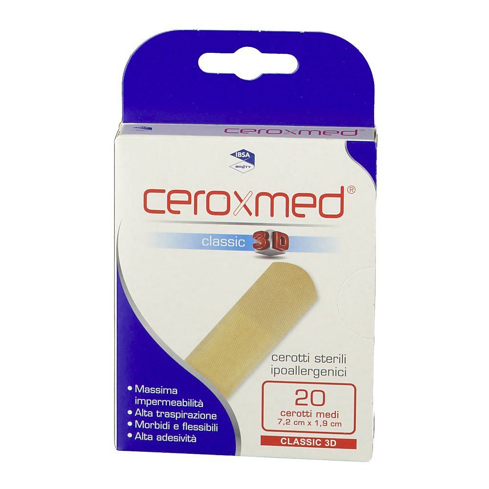 Cerotto Ceroxmed Classic 3 D Misura Medium 20 Pezzi