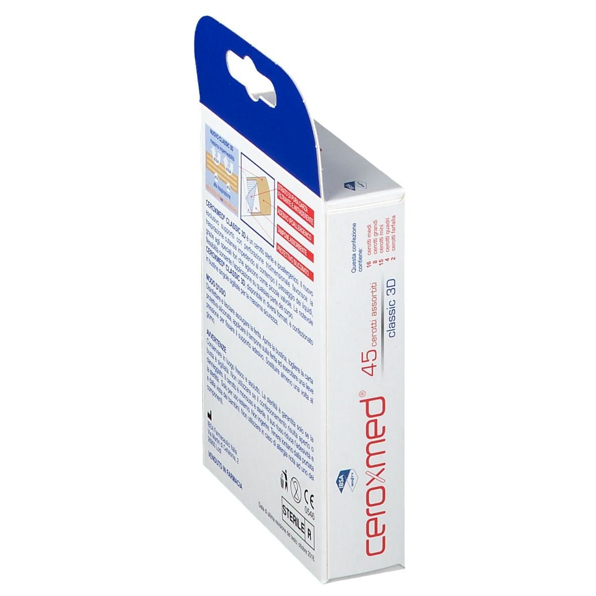 Cerotti Ceroxmed Classic assortiti in polietilene, 45 pezzi