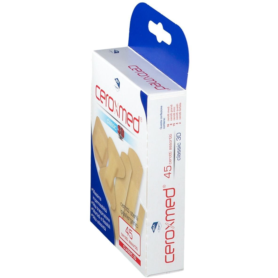 Cerotti Ceroxmed Classic assortiti in polietilene, 45 pezzi