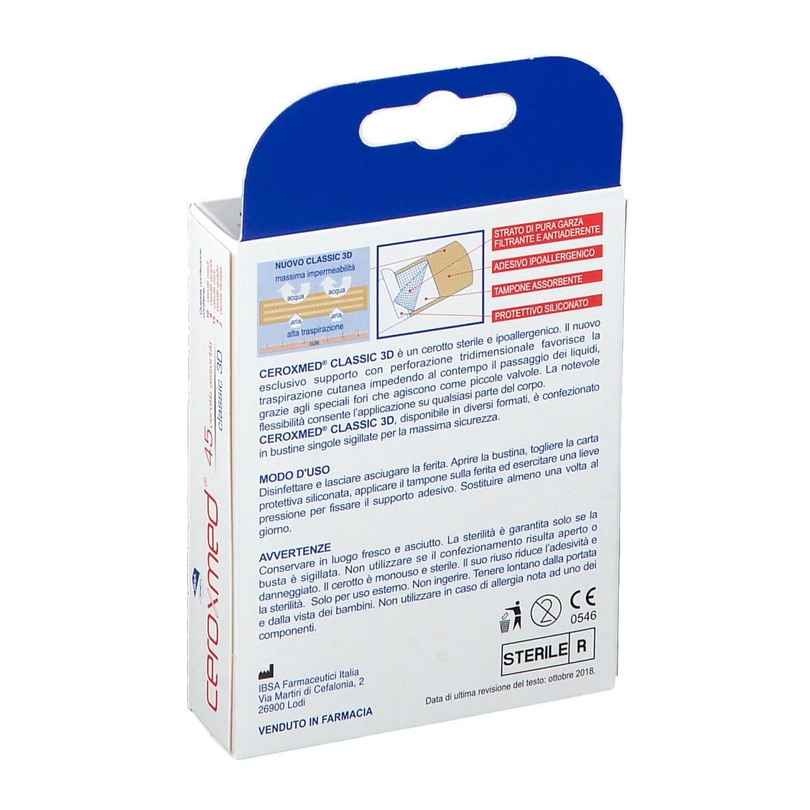 Cerotti Ceroxmed Classic assortiti in polietilene, 45 pezzi