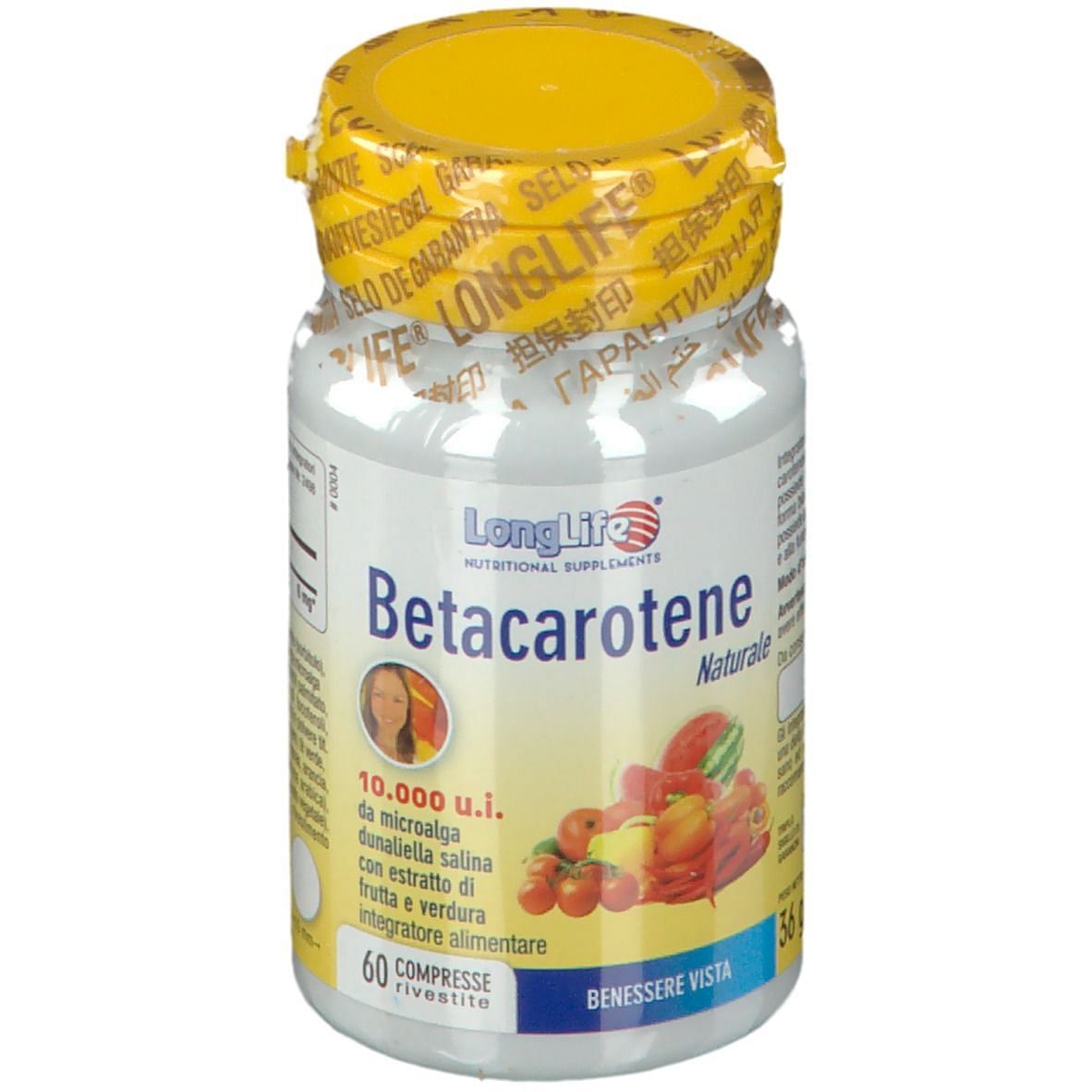 Longlife Betacarotene 60 Compresse