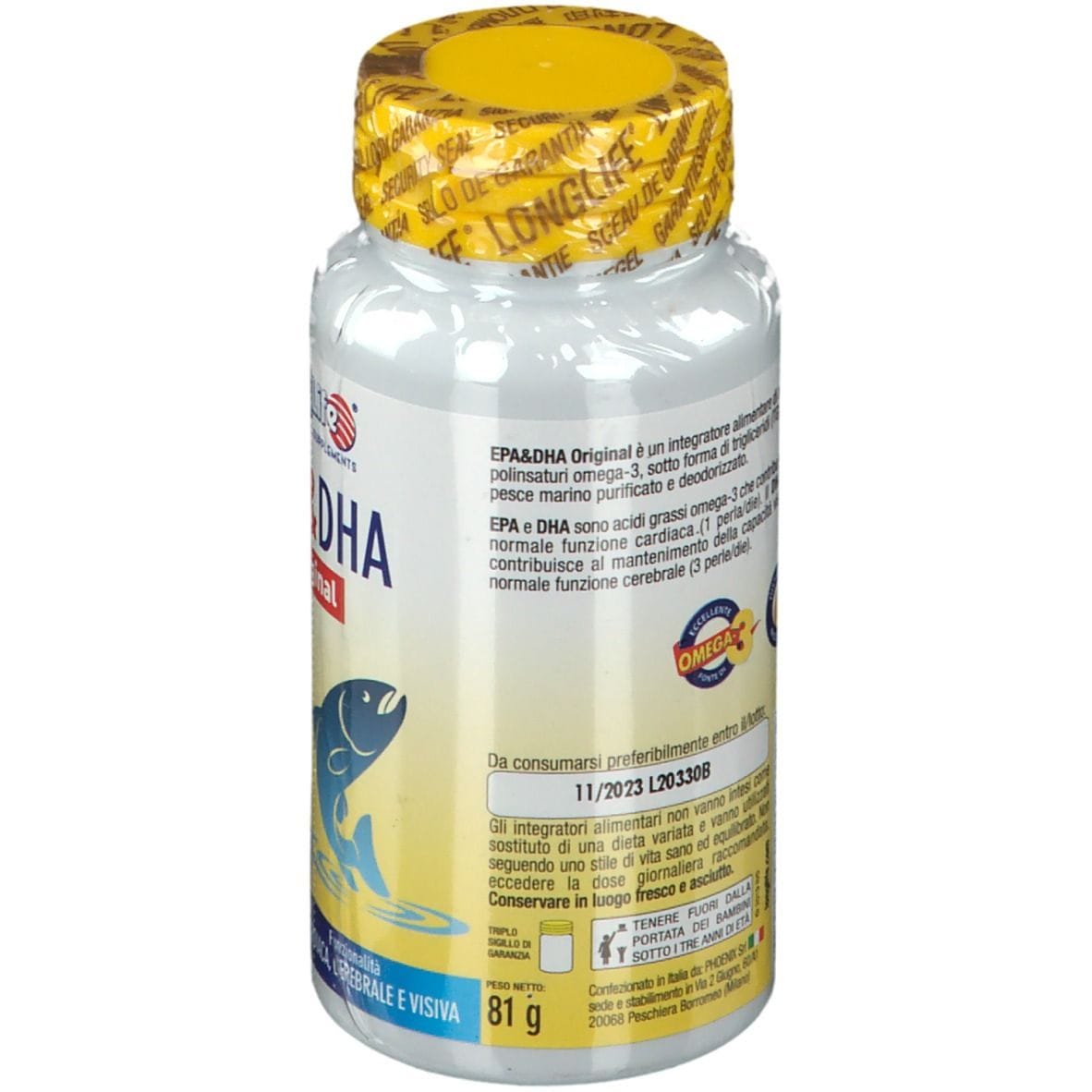 LONGLIFE EPA DHA 60 PERLE