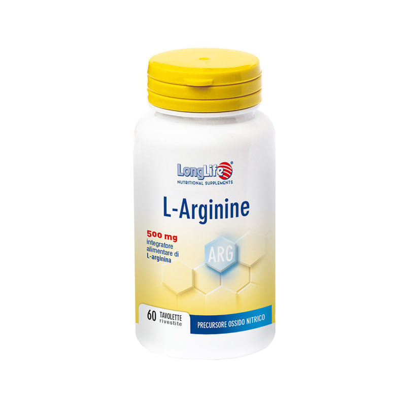 LONGLIFE L-ARGININE 60 TAVOLETTE RIVESTITE DA 900 MG
