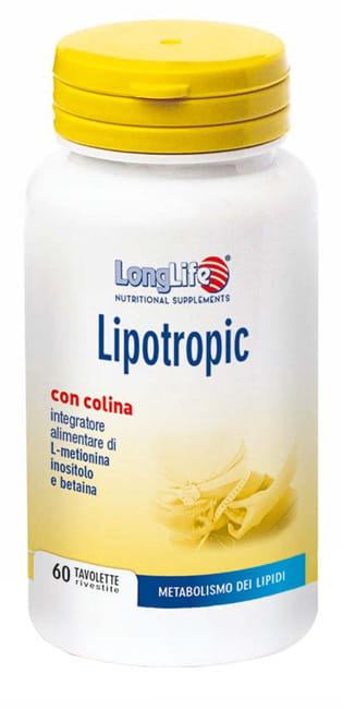 LONGLIFE LIPOTROPIC 60 TAVOLETTE RIVESTITE DA 1,5 G