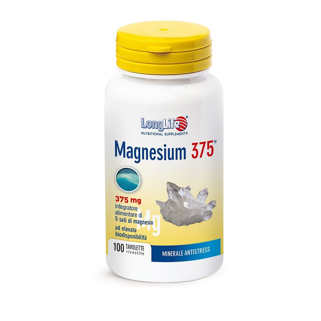 Longlife Magnesium 375 Mg 100 Tavolette